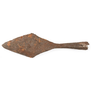 Medieval Lozenge-Shaped Iron Arrowhead