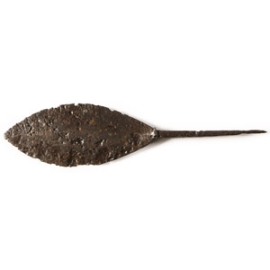 Leaf-Shaped Iron Arrowhead