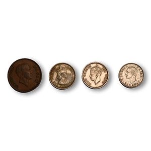 World Coins - Malaya and Borneo - AE and AR Cent Group [4]