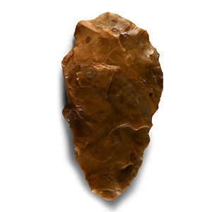 Stone Age Historic British Knapped Flint Handaxe