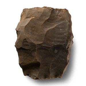 Stone Age Spiennes Knapped Flint Handaxe