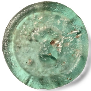 Glass Weight with Eparches Inscription