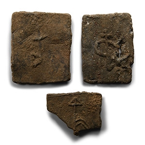 Post Medieval Essex Lead Tally Plaque Collection