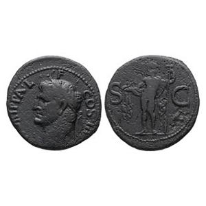 Ancient Roman Imperial Coins - Agrippa - Neptune AE As