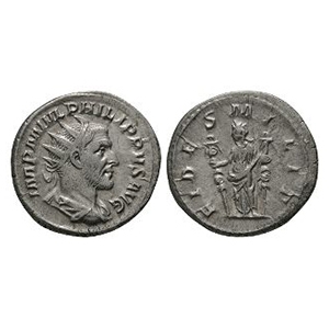 Phillip I - Fides AR Antoninianus
