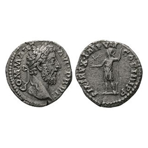 Ancient Roman Imperial Coins - Commodus - Roma AR Denarius