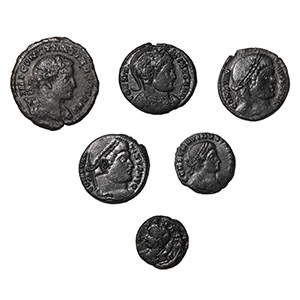 Ancient Roman Imperial Coins - Mixed AE Constantine I AE Group [6]
