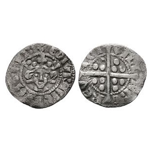 English Medieval Coins - Edward I - Berwick-on-Tweed - AR Penny