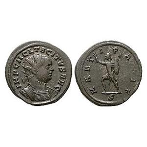 Ancient Roman Imperial Coins - Tacitus - Mars AE Antoninianus