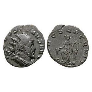 Ancient Roman Imperial Coins - Aureolus - Concordia AE Antoninianus