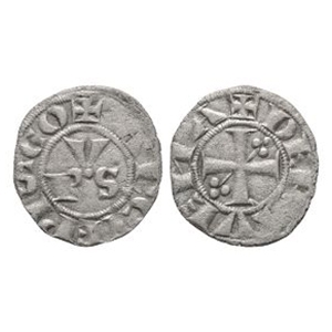 World Coins - Crusader Issues - Republic of Italy - Ravenna - AR Denier