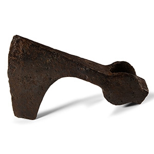 Viking Age Iron Bearded Axehead