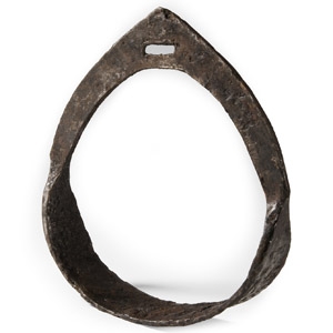 Viking Age Iron Stirrup with Laten Inlay