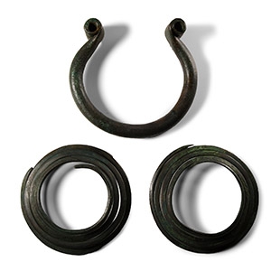 Large Late Bronze Age Neck Torc and Arm-Ring Set