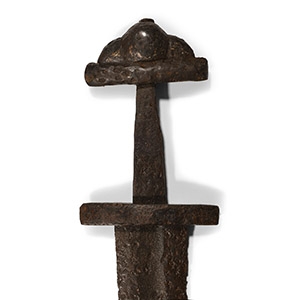 Iron Sword with Three-Lobed Pommel