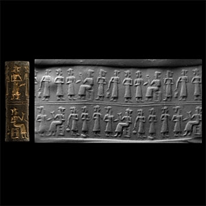 Cylinder Seal with Worshipping Parade