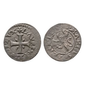 World Coins - Crusader Issues - Venetian - Lorenzo Priuli AE Billon Carzia