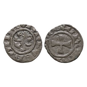 World Coins - Crusader Issues - Lusignan Kingdom of Cyprus - James I AE Billon Carzia