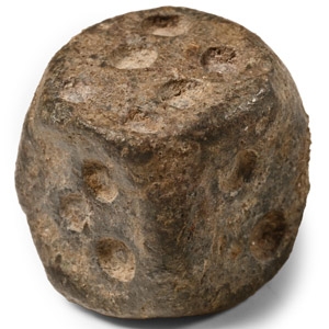 large Roman Lead Gaming Dice