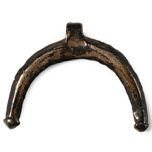 Roman Silver Lunar Pendant