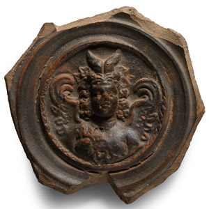 Roman Decorated Terracotta Fragment