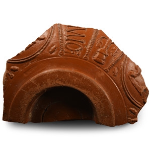 Roman Samian Ware Sherd with Inscription