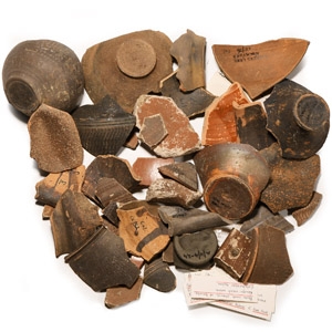 Romano-British Castor Ware and Other Sherd Group