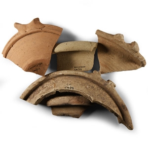 Romano-British Colchester Mortarium Sherd Group