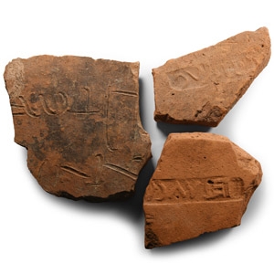 Romano-British Legionary Terracotta Tile Fragment Group