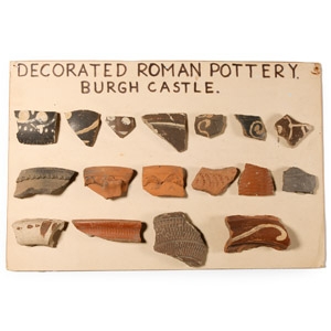 Romano-British Burgh Castle Fort Decorated Sherd Collection