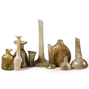 Roman Glass Fragment Group