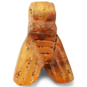 Egyptian Hardstone Fly Amulet