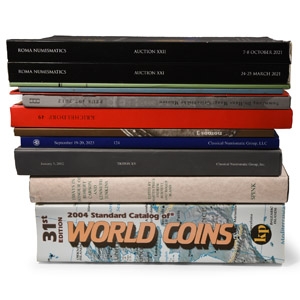 Numismatic Books - Coin Book and Auction Catalogue Group