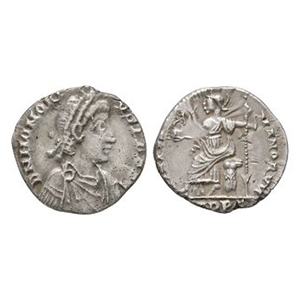 Honorius - Roma AR Siliqua