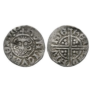 English Medieval Coins - Henry III - London / Henri - AR Long Voided Cross Penny
