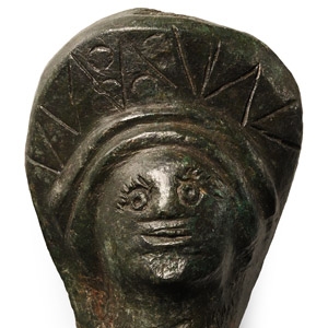 Roman Bronze Figural Attachment