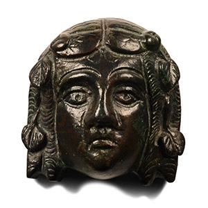 Roman Bronze Dionysus Attachment