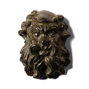 Roman Bronze Silenus Mount