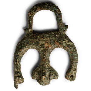 Bronze Triple Phallic Pendant