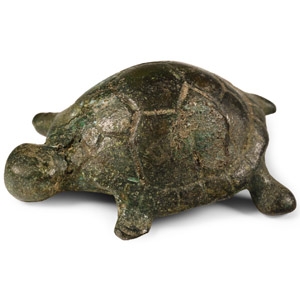 Roman Bronze Tortoise Statuette
