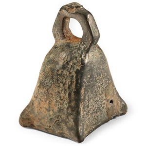 Roman Bronze Square Bell