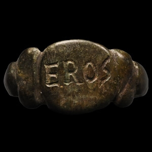 Bronze Signet Ring for EROS