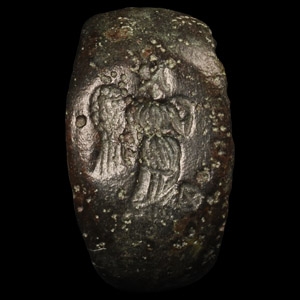 Roman Bronze Ring with Victory Motif