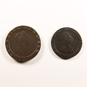 George III - 1797 - AE Twopence and Penny Group [2]