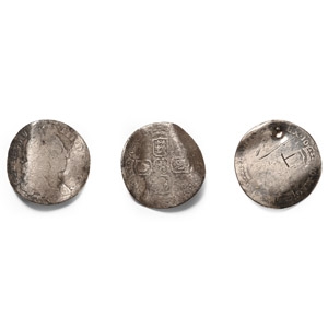 William III Silver Love Token Group