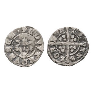 English Medieval Coins - Edward I - London - AR Farthing