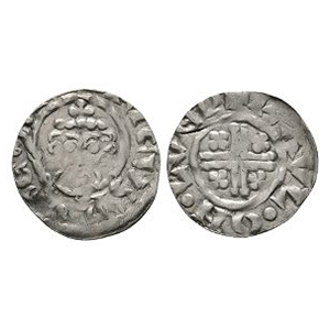English Medieval Coins - Henry III - London / Raul - AR Short Cross Penny