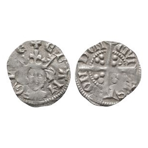 English Medieval Coins - Edward I - London - AR Farthing