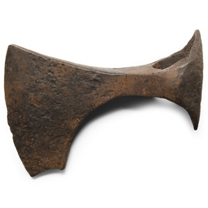 Viking Age Baltic Bearded Iron Axehead