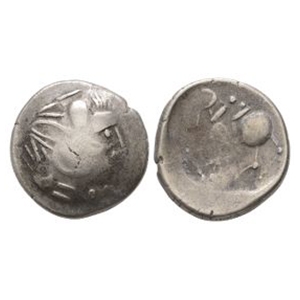 Celtic Iron Age Coins - Danubian - Alexander the Great Type - Imitative AR Tetradrachm